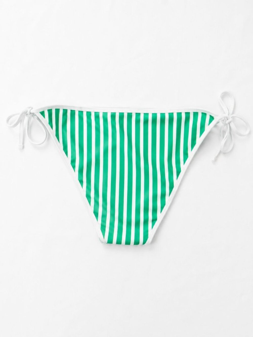 Women’s Sporty Striped Side Tie Bikini Bottoms Size M (8-10) NWT - No Boundaries - Picture 2 of 3